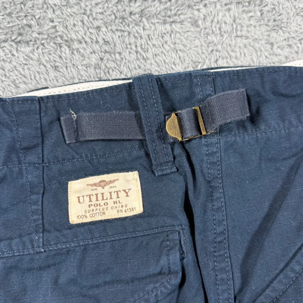 Polo Ralph Lauren Cargo Short Mens 31 Paratrooper Utility Surplus Chino Ripstop